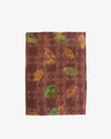 Pure Cotton Tissue Digital Printed Embroidery Fabric – Brown