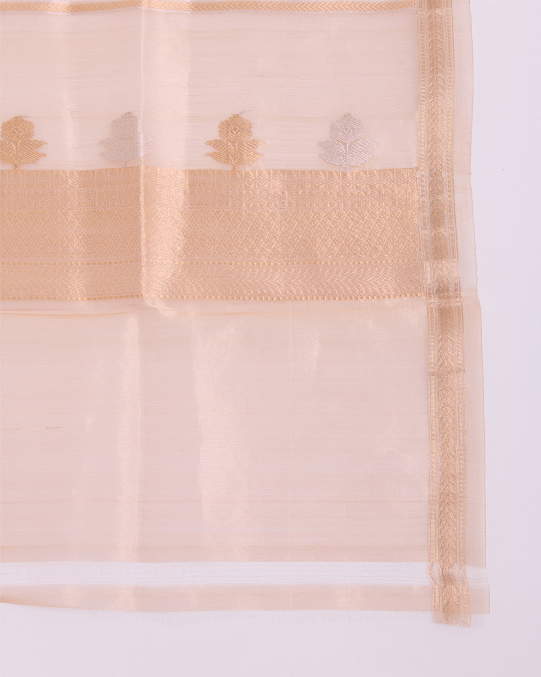 Tomato Pink Pure Silk Hand Woven Suit with Dupatta