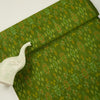 Mehendi Green Raw Silk Ikat Fabric