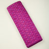 Magenta Raw Silk Ikat Fabric