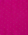 Hot Pink Spun Tussar G/S Zari Buta Woven Fabric