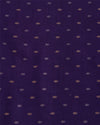 Purple Spun Tussar G/S Zari Buta Woven Fabric