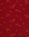 Red Maroon Satin Dupion Fabric with Snake Resham Embroidery