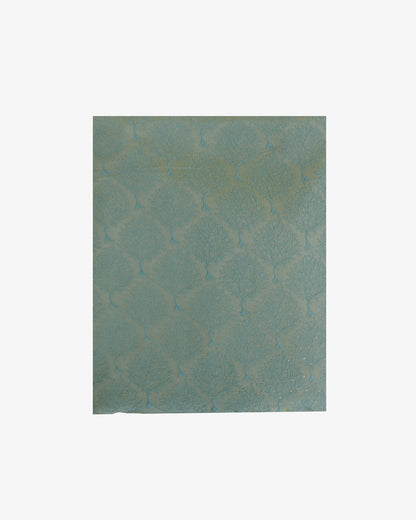Sea Green Semi Organza Tissue Lucknowi Buta with Sequins