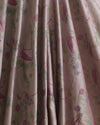 Misty Lilac Grey Silk Chautehri Tanchoi Woven Fabric