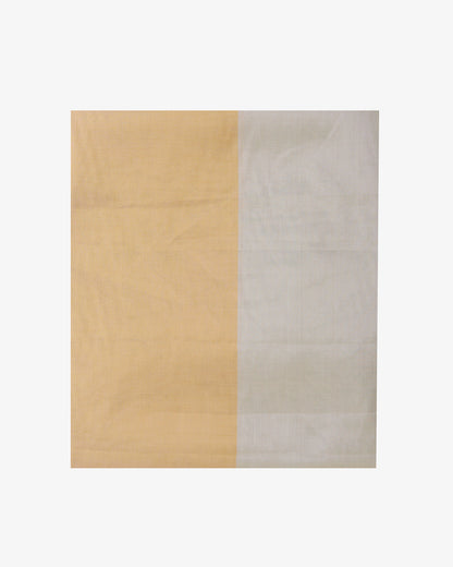 Silk Tissue Half Silver Gold Fabric