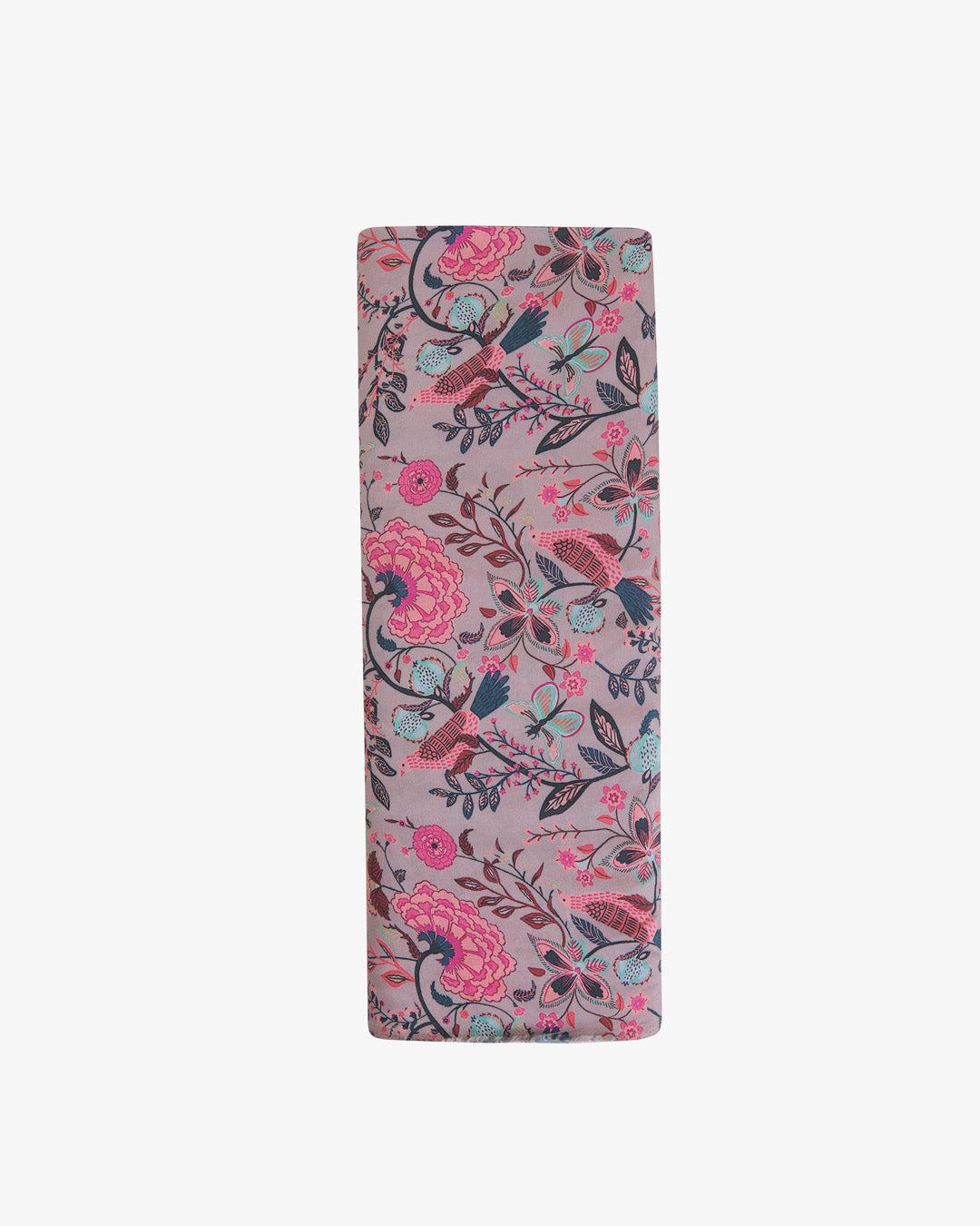 Slub Silk Digital Printed Fabric – Misty Lilac Grey