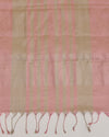 Onion Pink Silk Tissue Multi-Stripes Dupatta