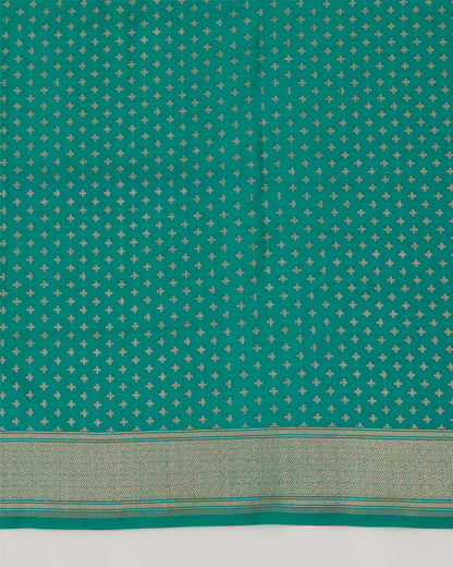 Rama  Silk Hand Woven Gold Buta Dupatta