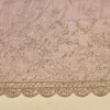 Beige Colour Silk tissue kurta with zardozi