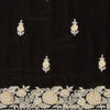 Black Organza Kurta Set with Sequin & Cutdana Heavy Jaal