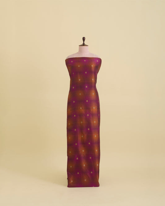 Multi Tanchoi Resham Multi Zari Geometric