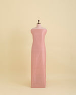 Light Peach Tanchoi Gold/Silver Dots Woven