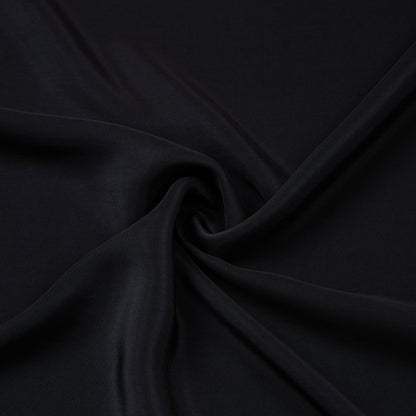 Black Tussar Silk Kurta Set with Resham & Zari Embroidery