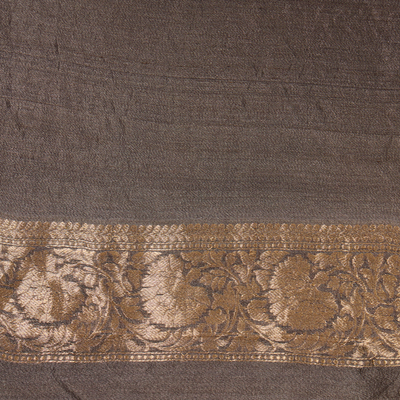 Mouse Tussar Silk Woven Kurta with Digital Dupatta