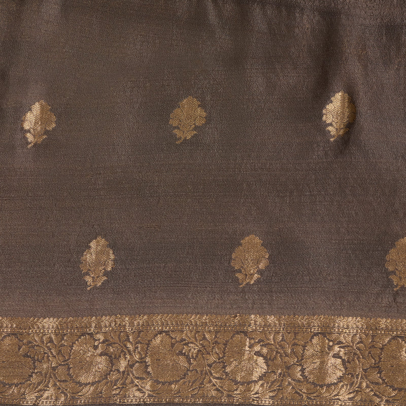 Mouse Tussar Silk Woven Kurta with Digital Dupatta