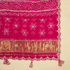 Onion Pink Colour Silk tissue woven kurta with gota
