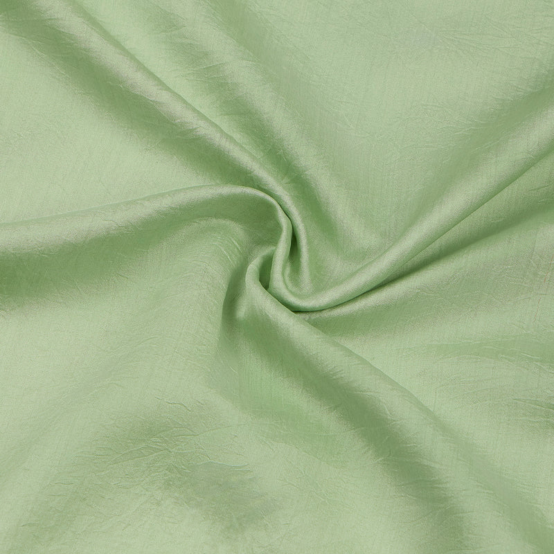 Pista Green Silk Woven Kurta Set with Gota Work
