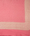 Rose Pink Georgette Jamavar Kurta Set with Matching Dupatta