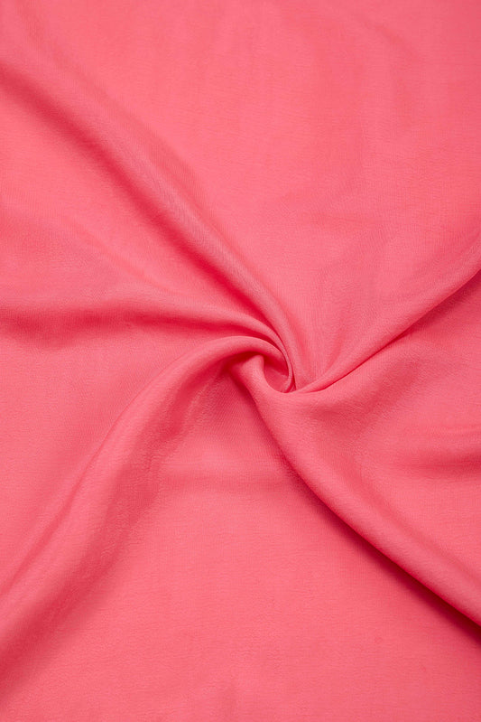 Rose Pink Georgette Jamavar Kurta Set with Matching Dupatta