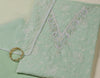 Pista Green Kota Kurta Set with Thread, Bead & Sequin Work