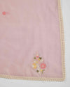 Onion Pink Chanderi Kurta Set with Aari Resham Embroidery