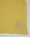 Yellow Chanderi Kurta Set with Dori & Pearl Work