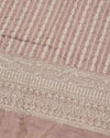Onion Pink Tissue Kurta Set with Sequin & Jaal Embroidery