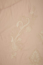 Dusty Peach Chanderi Kurta Set with Thread & Sequins Embroidery