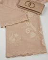 Dusty Peach Chanderi Kurta Set with Thread & Sequins Embroidery