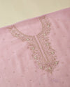 Pink Chanderi Kurta Set with Sequin, Cutdana & Pearl Work