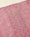 Lilac Tissue Kota Kurta Set with Zardozi & Resham Work