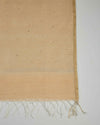Beige Tissue Kota Kurta Set with Zardozi & Cut-Dana Work