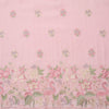 Rose Pink Viscose Crepe Suit with Resham Embroidery