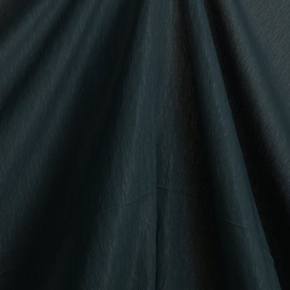 Bottle Green Wrinkled Shimmer Viscose Fabric