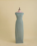 Wrinkled Shimmer Foil Buti Fabric – Dusty Blue