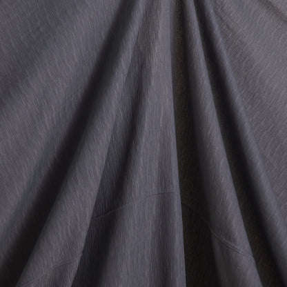 Grey Wrinkled Shimmer Viscose Fabric