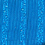 Deep Blue Slub Silk Fabric