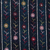 Peacock Green Nokia Silk with Kantha Stitch Embroidery