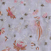 Pearl White Raw Silk with Parsi Gara Embroidery
