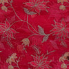 Red Silk Organza Fabric